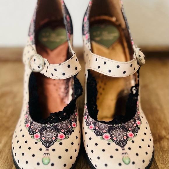 Hit Chocolate Design Mary Jane, floral size 6.5 - Picture 4 of 6